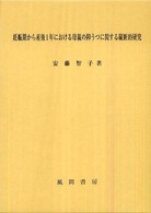 妊娠期から産後１年における母親の抑うつに関する縦断的研究