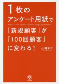 １枚のアンケート用紙で「新規顧客」が「１００回顧客」に変わる！