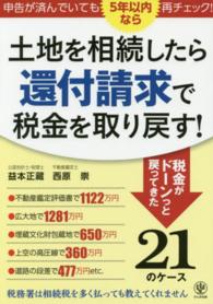土地を相続したら還付請求で税金を取り戻す！ - 申告が済んでいても５年以内なら再チェック！