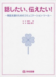 話したい、伝えたい！ - 発話支援のためのコミュニケーション・ツール