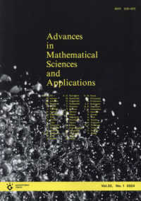 Ａｄｖａｎｃｅｓ　ｉｎ　Ｍａｔｈｅｍａｔｉｃａｌ　Ｓｃｉｅｎｃｅｓ　ａｎｄ　Ａｐ 〈ｖｏｌ．３３－１（２０２４）〉
