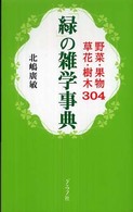 「緑」の雑学事典―野菜・果物・草花・樹木３０４