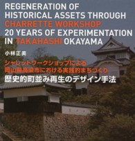 歴史的町並み再生のデザイン手法 - シャレットワークショップによる岡山県高梁市における