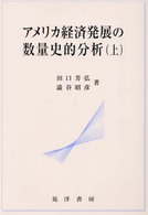 アメリカ経済発展の数量史的分析 〈上〉