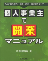 個人事業主で開業マニュアル