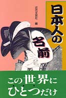 日本人の名前