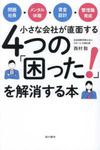 問題社員　メンタル休職　賃金設計・管理職育成　小さな会社が直面する４つの「困った