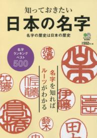 知っておきたい日本の名字―名字の歴史は日本の歴史