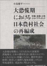 大恐慌期における日本農村社会の再編成―労働・金融・土地とセイフティネット