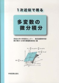 １次近似で視る多変数の微分積分