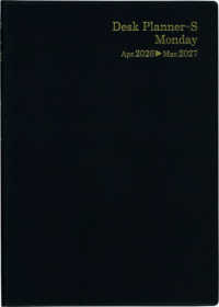 ４５０２　デスクプランナー・マンデー・スピン付き・Ａ５（ブラック）