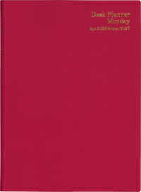 ４５０４　デスクプランナー・マンデー・Ｂ５（ローズ）