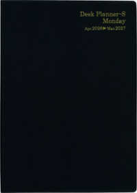 ４５０５　デスクプランナー・マンデー・スピン付き・Ｂ５（ブラック）