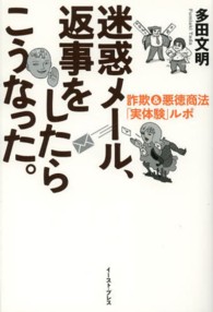 迷惑メール、返事をしたらこうなった。―詐欺＆悪徳商法「実体験」ルポ