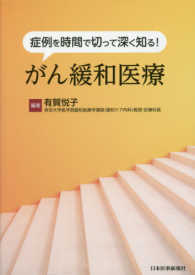 症例を時間で切って深く知る！がん緩和医療