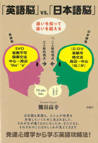 「英語脳」ｖｓ．「日本語脳」―違いを知って違いを超える