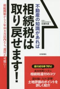 不動産の知識があれば相続税は取り戻せます！ - 相続開始から５年１０カ月以内なら、還付が可能に！