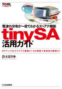 ｔｉｎｙＳＡ活用ガイド - 電波の分布が一目でわかるスペアナ機能 ＴＯＯＬ活用シリーズ