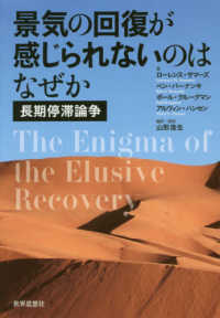 景気の回復が感じられないのはなぜか - 長期停滞論争