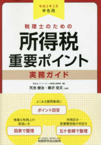 税理士のための所得税重要ポイント実務ガイド 〈令和２年３月申告用〉