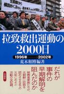 拉致救出運動の２０００日 - １９９６年→２００２年