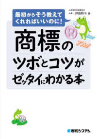 商標のツボとコツがゼッタイにわかる本