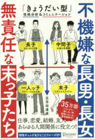 不機嫌な長男・長女無責任な末っ子たち - 「きょうだい型」性格分析＆コミュニケーション