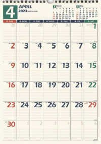 Ｕ１２９　４月始まり　ＮＯＬＴＹカレンダー壁掛け３１ 〈２０２３〉 ［カレンダー］