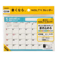 Ｃ２３８　ＮＯＬＴＹカレンダー卓上（Ｂ６横） ［カレンダー］