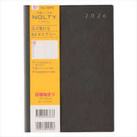 ９８９４　４月始まりＮＯＬＴＹエクリＢ６－５日曜始まり（ダークグレー）