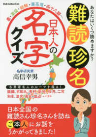 ＤＩＡ　Ｃｏｌｌｅｃｔｉｏｎ<br> 難読珍名「日本人の名字」クイズ