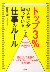 トップ３％の人だけが知っている仕事のルール - 読むだけで最強のビジネスパーソンになれる５０の法則