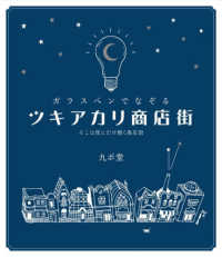 ガラスペンでなぞるツキアカリ商店街 - そこは夜にだけ開く商店街