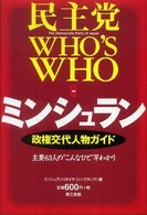 ミンシュラン政権交代人物ガイド - 民主党ｗｈｏ’ｓ　ｗｈｏ