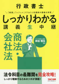 行政書士しっかりわかる講義生中継　商法・会社法