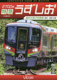 ＤＶＤ＞２７００系特急うずしお - 新形式振子気動車高松～徳島往復　４Ｋ撮影作品 ＜ＤＶＤ＞　ビコムワイド展望