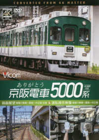 ＤＶＤ＞ありがとう京阪電車５０００系 - 前面展望寝屋川車庫～萱島～中之島往復＆運転操作映像 ＜ＤＶＤ＞　ビコムワイド展望