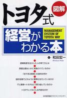 図解トヨタ式経営がわかる本