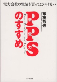 ＰＰＳ（新電力）のすすめ―電力会社の電気を買ってはいけない