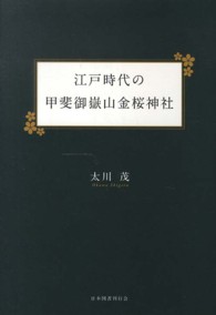 江戸時代の甲斐御嶽山金桜神社
