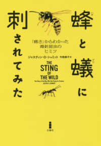蜂と蟻に刺されてみた - 「痛さ」からわかった毒針昆虫のヒミツ