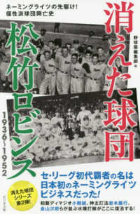 消えた球団松竹ロビンス　１９３６～１９５２ - ネーミングライツの先駆け！個性派球団興亡史