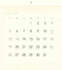カレンダー「白－ＳＨＩＲＯ－」 〈２０２０〉 ［カレンダー］