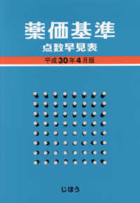 薬価基準点数早見表 〈平成３０年４月版〉