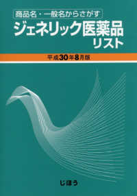ジェネリック医薬品リスト 〈平成３０年８月版〉 - 商品名・一般名からさがす