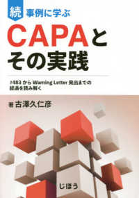 続事例に学ぶＣＡＰＡとその実践 - ＃４８３からＷａｒｎｉｎｇ　Ｌｅｔｔｅｒ発出までの