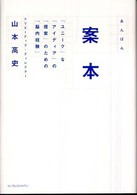 案本―「ユニーク」な「アイディア」の「提案」のための「脳内経験」