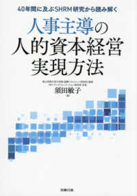 人事主導の人的資本経営実現方法 - ４０年間に及ぶＳＨＲＭ研究から読み解く