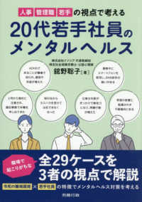 人事・管理職・若手の視点で考える２０代若手社員のメンタルヘルス
