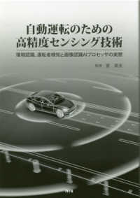 自動運転のための高精度センシング技術 - 環境認識、運転者検知と画像認識ＡＩプロセッサの実際